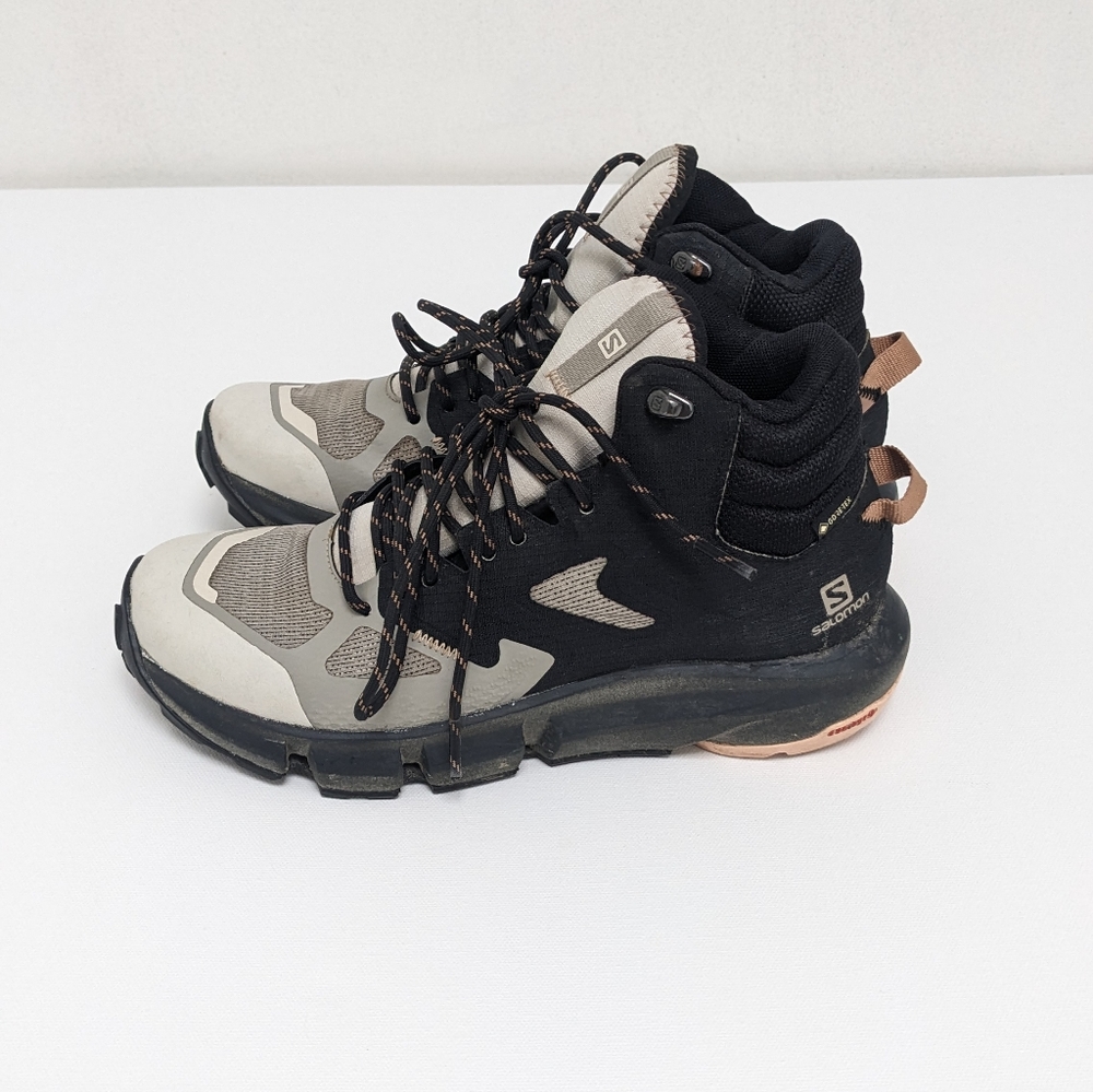 Salomon Black and Gray Athletic Shoes